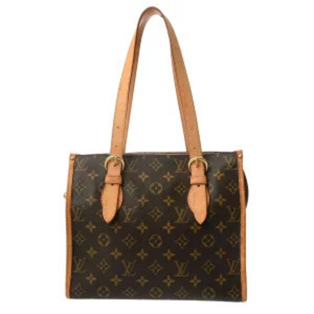 Louis Vuitton Monogram Popincourt Canvas Top Handle Bag Brown